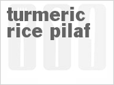 recipe for turmeric rice pilaf