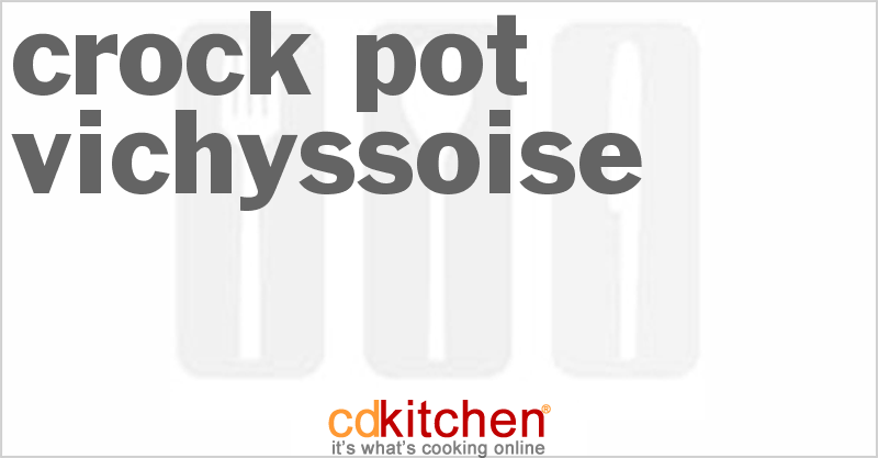 Vichyssoise - CDKitchen.com