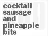 Cocktail Sausage and Pineapple Bits