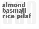 recipe for almond basmati rice pilaf