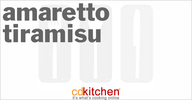 Amaretto Tiramisu - CDKitchen.com