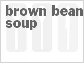 recipe for brown bean soup