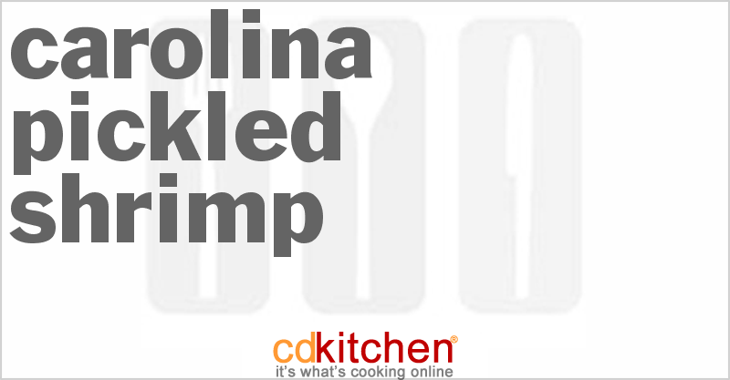 Carolina Pickled Shrimp - CDKitchen.com