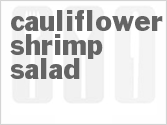 recipe for cauliflower shrimp salad
