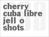 recipe for cherry cuba libre jell-o shots