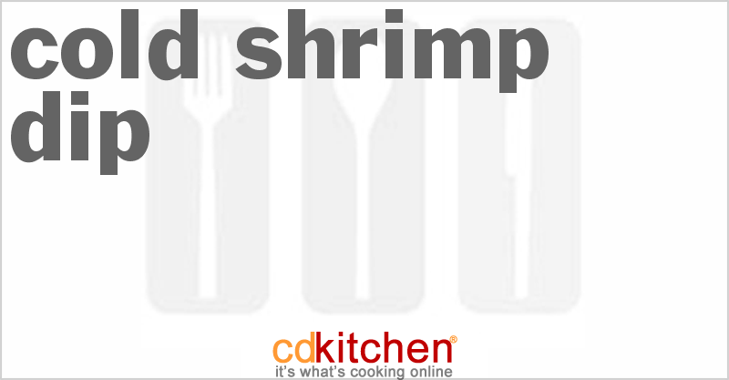 Cold Shrimp Dip - CDKitchen.com