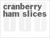 recipe for cranberry ham slices