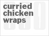 recipe for curried chicken wraps