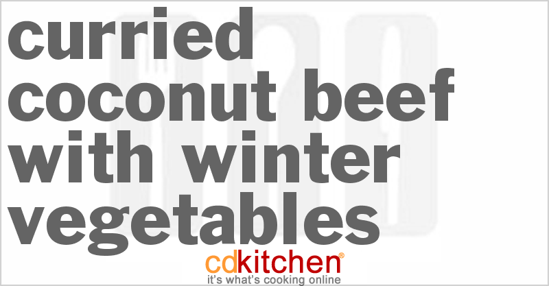 Curried Coconut Beef with Winter Vegetables - CDKitchen.com