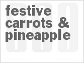 recipe for festive carrots & pineapple