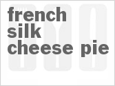 recipe for french silk cheese pie