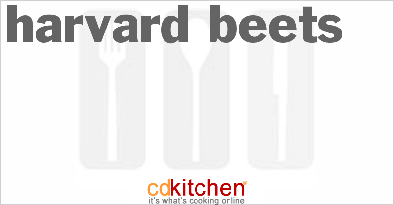 Harvard Beets - CDKitchen.com