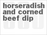 recipe for horseradish and corned beef dip