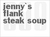 recipe for jenny's slow cooker flank steak soup