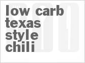 recipe for low-carb texas-style chili