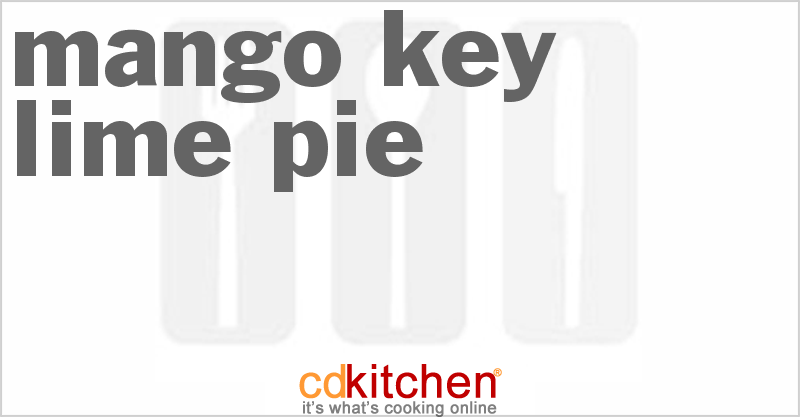 Mango Key Lime Pie - CDKitchen.com