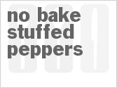 recipe for no-bake stuffed peppers