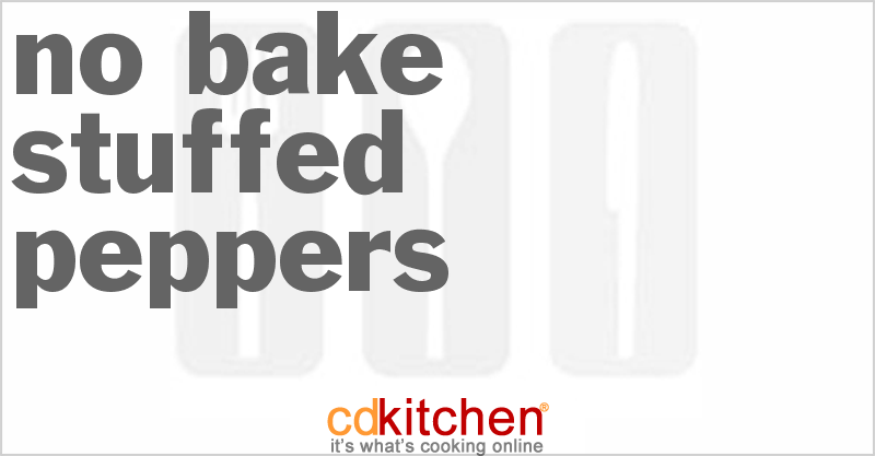 No-Bake Stuffed Peppers - CDKitchen.com