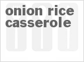 recipe for onion rice casserole