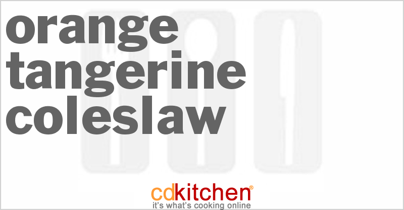 Orange Tangerine Coleslaw - CDKitchen.com