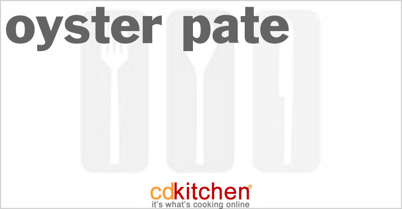 Oyster Pate - CDKitchen.com