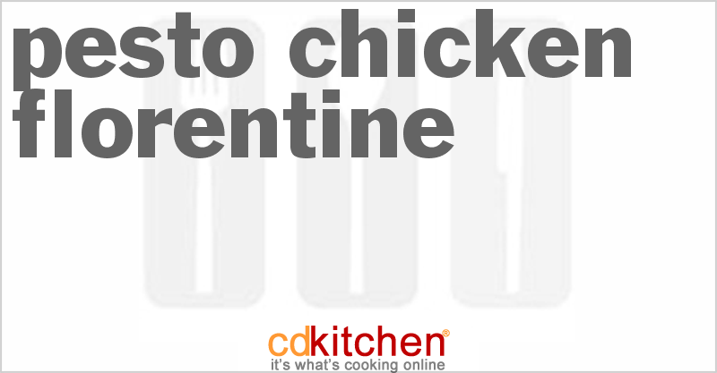 Pesto Chicken Florentine - CDKitchen.com