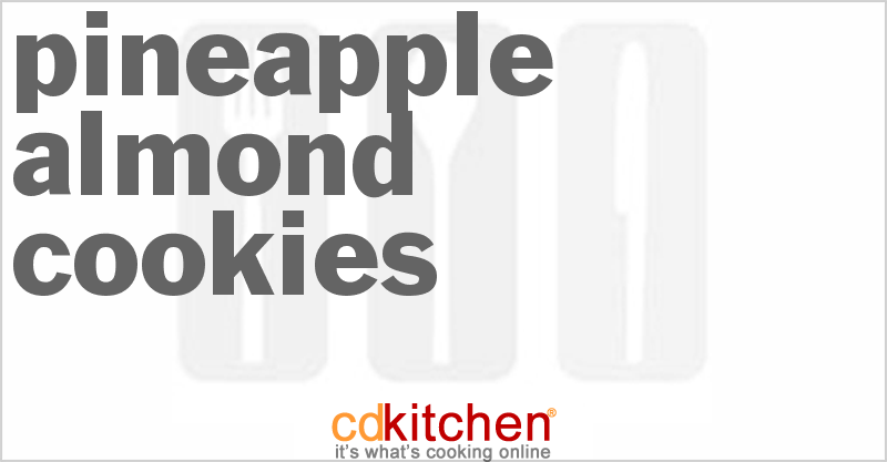 Pineapple Almond Cookies - CDKitchen.com