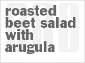 recipe for roasted beet salad with arugula