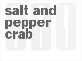 recipe for salt and pepper crab