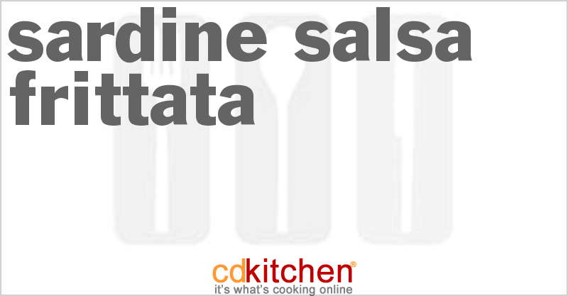 Sardine Salsa Frittata - CDKitchen.com