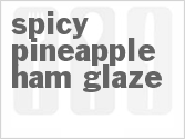 recipe for spicy pineapple ham glaze