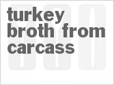 recipe for slow cooker turkey broth from carcass
