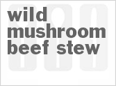 recipe for wild mushroom beef stew