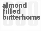 recipe for almond-filled butterhorns