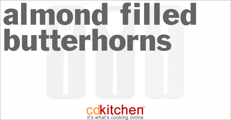 Almond-Filled Butterhorns - CDKitchen.com