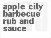 recipe for apple city barbecue rub and sauce
