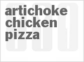 recipe for artichoke chicken pizza