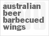 recipe for australian beer barbecued chicken wings