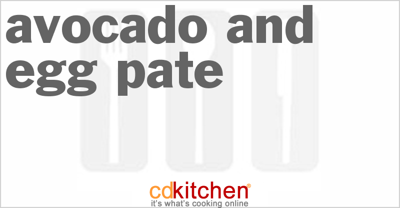 Avocado and Egg Pate - CDKitchen.com