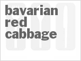 recipe for bavarian red cabbage