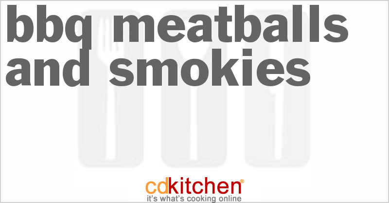 Bbq Meatballs And Smokies - CDKitchen.com