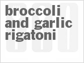 recipe for broccoli and garlic rigatoni