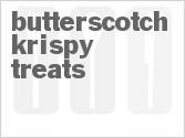 recipe for butterscotch krispy treats