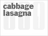 recipe for cabbage lasagna