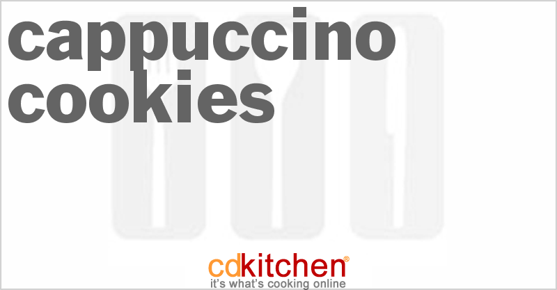 Cappuccino Cookies - CDKitchen.com