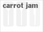recipe for carrot jam