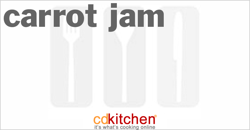 Carrot Jam - CDKitchen.com