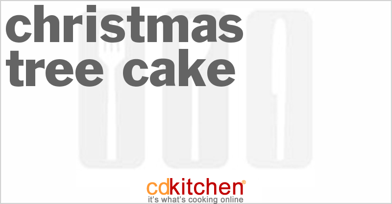 Christmas Tree Cake - CDKitchen.com