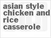 recipe for asian-style chicken and rice casserole