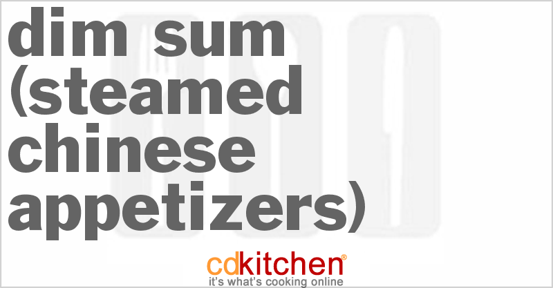 Dim Sum (Steamed Chinese Appetizers) - CDKitchen.com